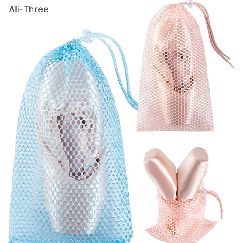 Drawstring Ballet Bag Blue Champagne Color Dance Bag For Girls Ballerina Pointe Shoes Bags Ballet Dance Accessories