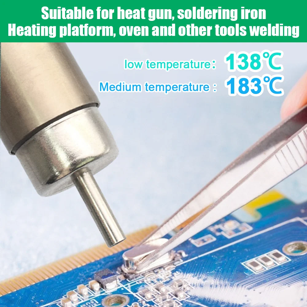 New Type Lead-free Syringe Solder Paste Low High Temperature Flux For Soldering Led Sn42bi58 Smd Repair Welding Paste