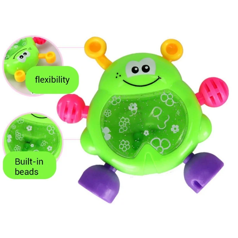 7 unids/set Color aleatorio plástico mano sacudiendo campana recién nacido sonajeros juguete mordedor infantil juguete niños agarrar campanas de mano Juguetes