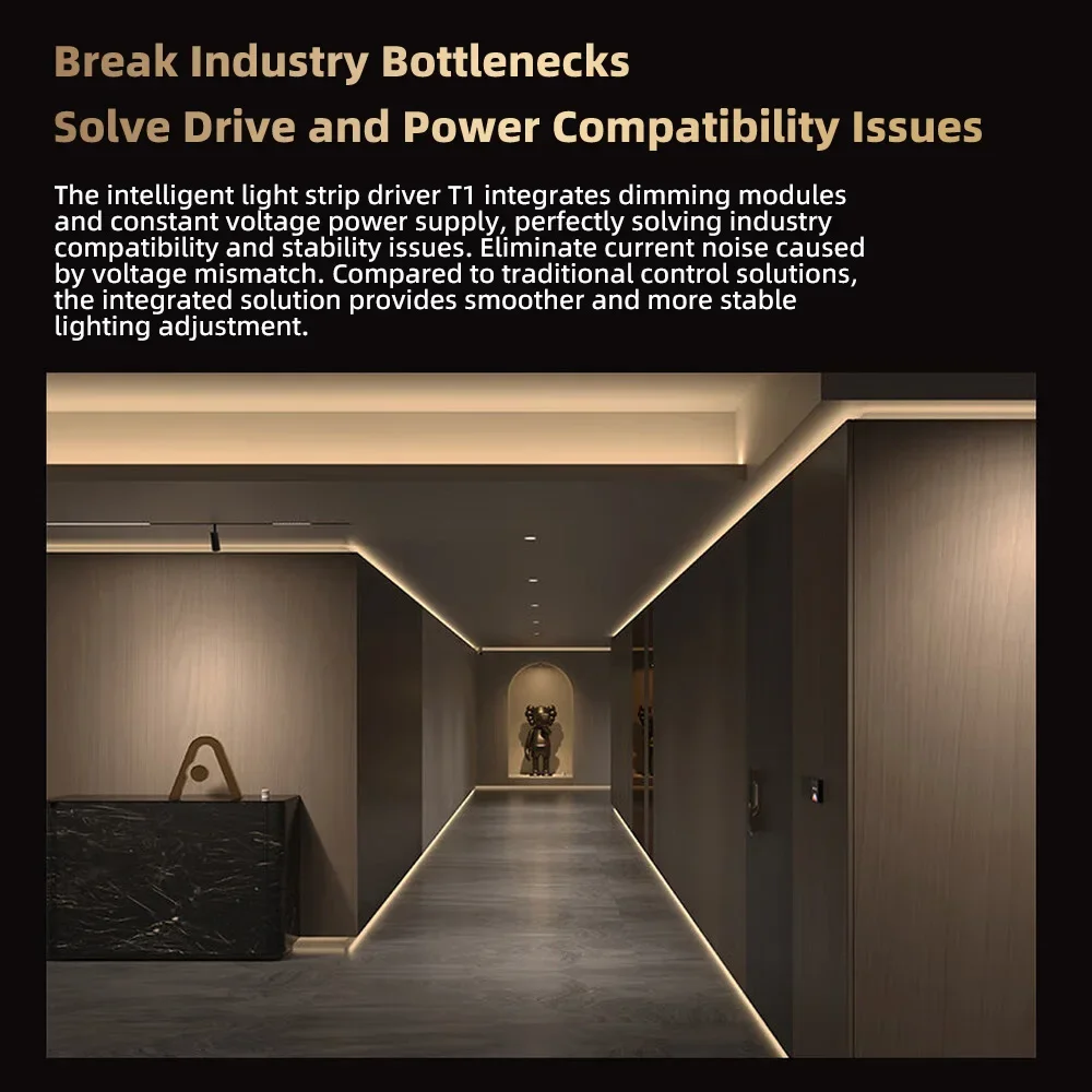 Aqara Smart Light Strip Driver T1 ZigBee 3.0 درجة حرارة اللون الفردي والمزدوج القابلة للتعديل وتعتيم المنزل بالكامل لتطبيق HomeKit #4