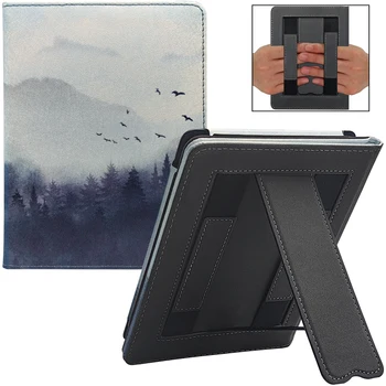 Amazon Kindle用ゴーガーケース,自動スリープ付きカバー,ウェイク,ダブルハンドストラップ,6インチ,12世代,11世代,2024, 2022