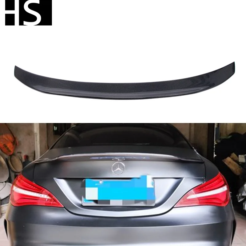 

Carbon Fiber Rear Spoiler for 14-20 Mercedes-Benz CLA W117 Modified PSM