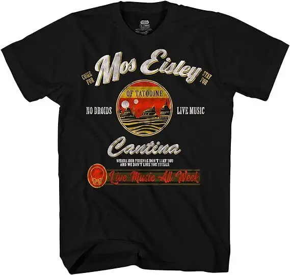 Mos Eisley Cantina Tatooine Men_s Adult Graphic Tee T-Shirt