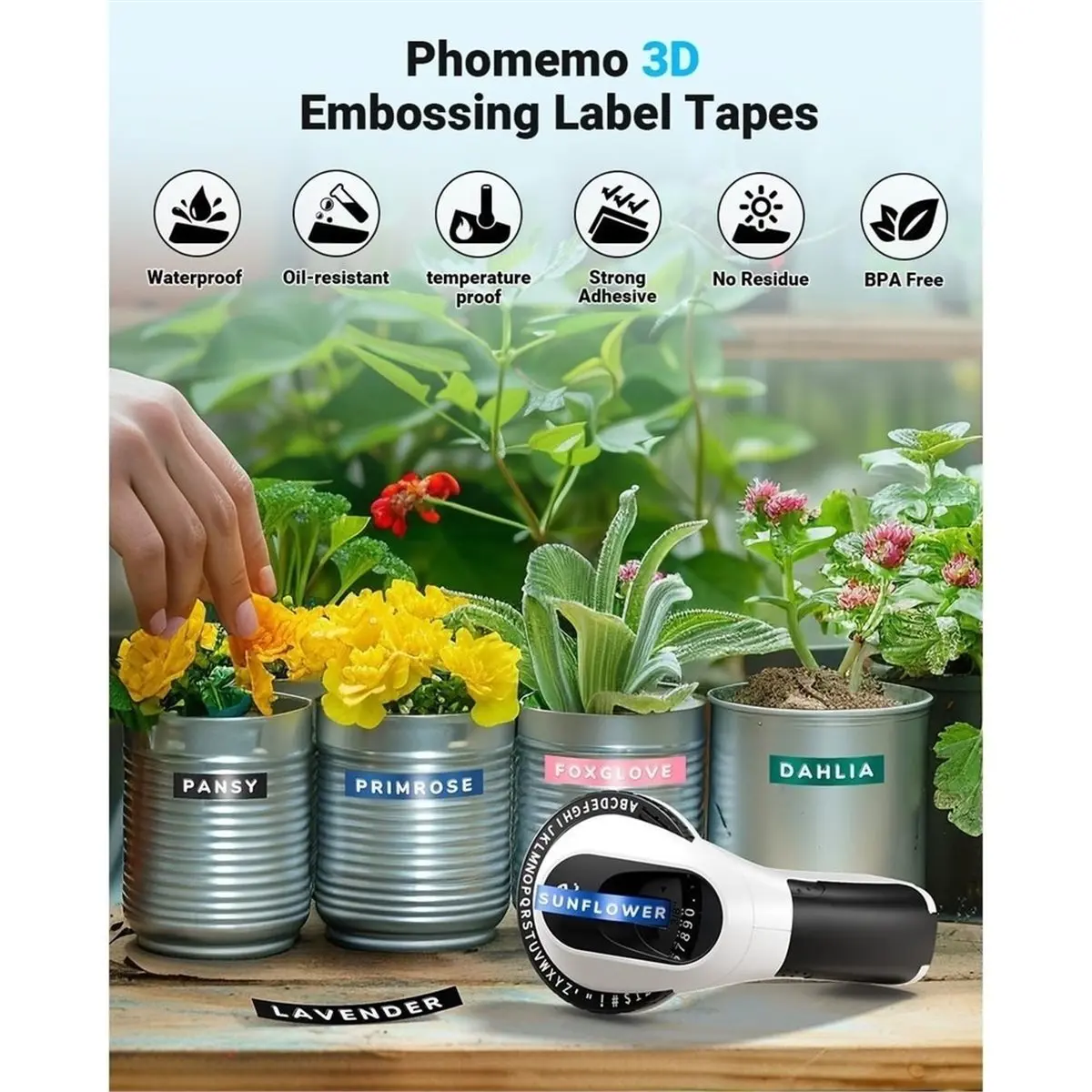 Home Tool 1set Embossing Label Maker Machine with Tapes Retro Embossed Label Maker Old Embosser Labeler with 3 Rolls Paper