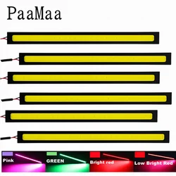 6/10 szt. 17cm LED COB wodoodporna światła dzienne 12V 6500K oświetlenie samochodowe konstrukcja wnętrza samochodu o wysokiej jasności diody na wstążce