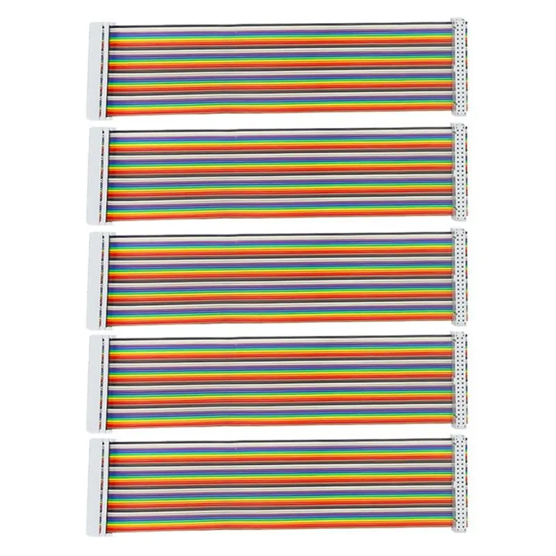 Classic-For Raspberry Pi For Orange Pi Jetson Nano Compatible 5PCS 40 Pin GPIO Cable Extension Line For 4B