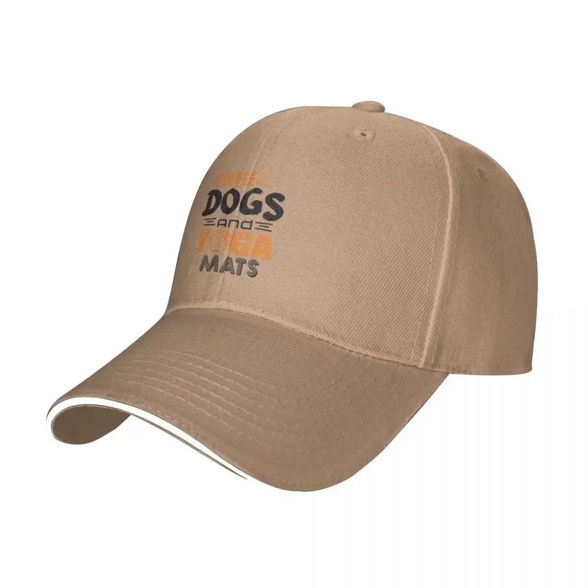 2023 New Coffee Dogs Amp Yoga Mats,Dogs De Café Et Tapis De Yoga | Soyez La Personne Que Votre Chien Pense Que Vous Baseball Cap