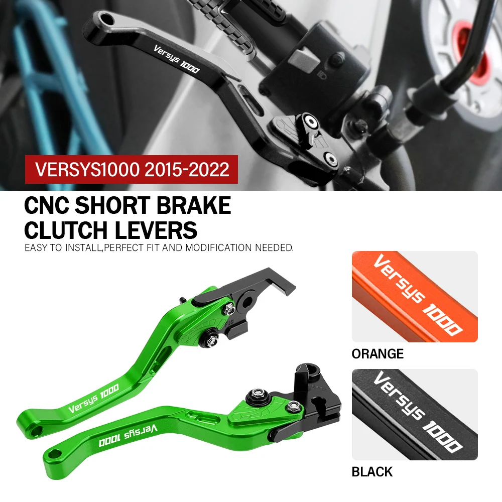 

For KAWASAKI VERSYS1000 2015 2016 2017 2018 2019 2020 2021 2022 VERSYS1000 Motorcycle CNC Adjustable Brake Clutch Levers Handle