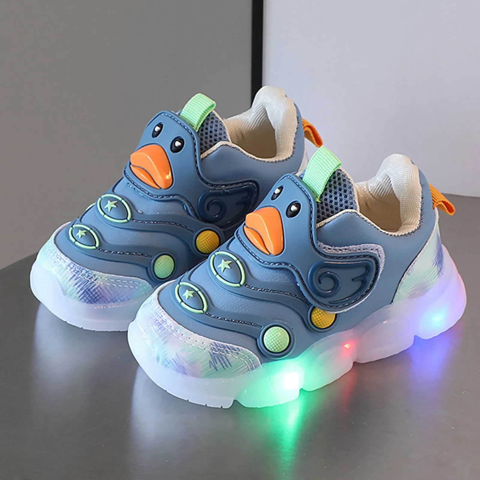 Baby Led Shoes For Kids Luminous Sneakers Breathable Toddler Shoes For Children Boys Girls Glowing Shoes With LED Lights