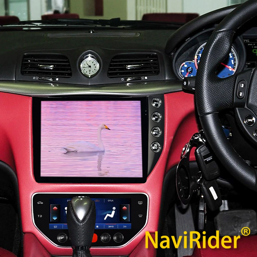 RHD Car Radio Audio Screen For Maserati GranTurismo GT 2007-2014 Android Auto Video Player Navigation Carplay GPS + Ac Screen