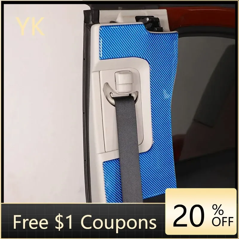 

Мягкий автомобильный ремень безопасности из углеродного волокна, базовая панель, накладка, наклейка, внутренние автомобильные аксессуары для Toyota FJ Cruiser 2007-2021