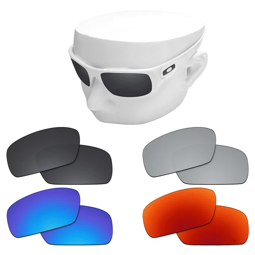 Lentes de repuesto polarizadas OOWLIT para gafas de sol Oakley Crankshaft OO9239 - 60 mm - Multicolor