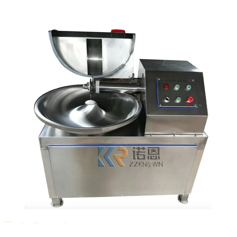 Commercial Use Industrial Food Chopper Stainless Steel Vegetable Chopper Meat Bowl Cutter Machine