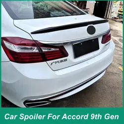 For Honda Accord 9th Generation 2014-2017 Rear Luggage Lid Spoiler Fender Duck Tail ABS Plastic Automotive Parts Modification