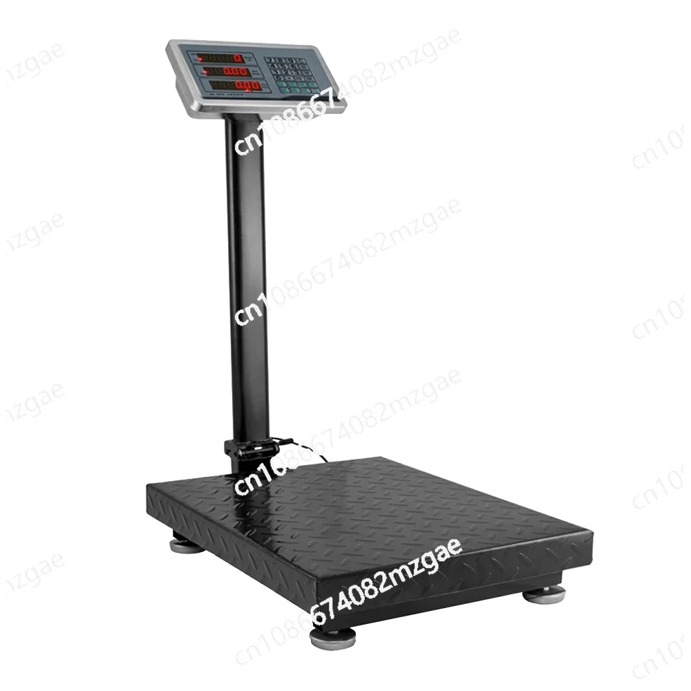 

150kg rechargeable foldable stainless steel LED pricing platform scale digital desktop industrial platform scale