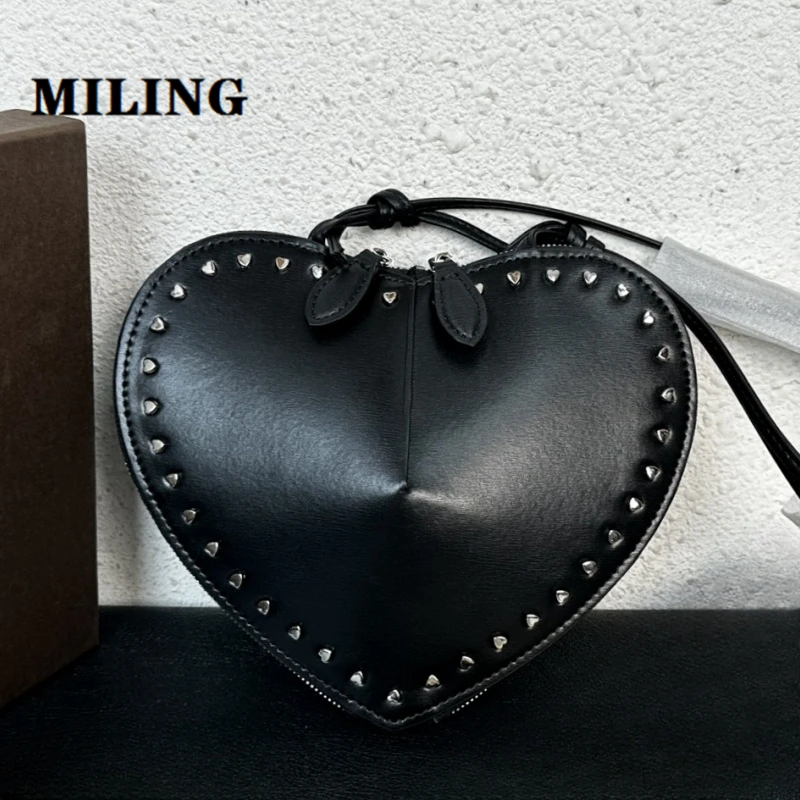 2024 Crystal Studded Heart Bags Lady Mini Messenger Bag Fashion Coin Purse Gift Love Crossbody Bag Wedding Single Shoulder Bags