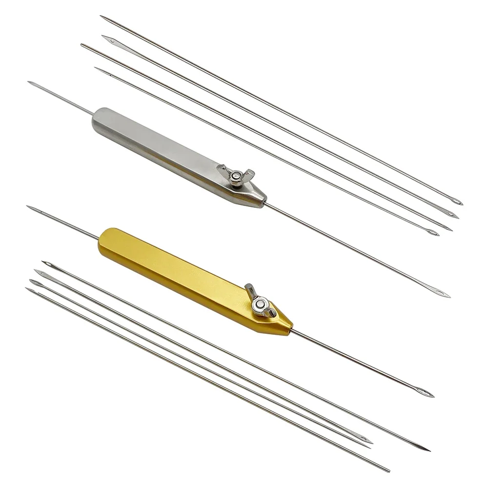 

Инструмент для резьбы по линии лица из нержавеющей стали, направляющая для подтяжки лица, игла, набор проколов тканей для лица