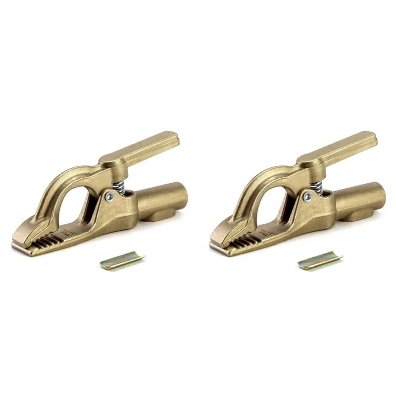 

Зажим заземляющий YLS-2X 500A, медный, для сварки, зажим для электросварки, аргонодуговой зажим, А-образный зажим с железной пластиной