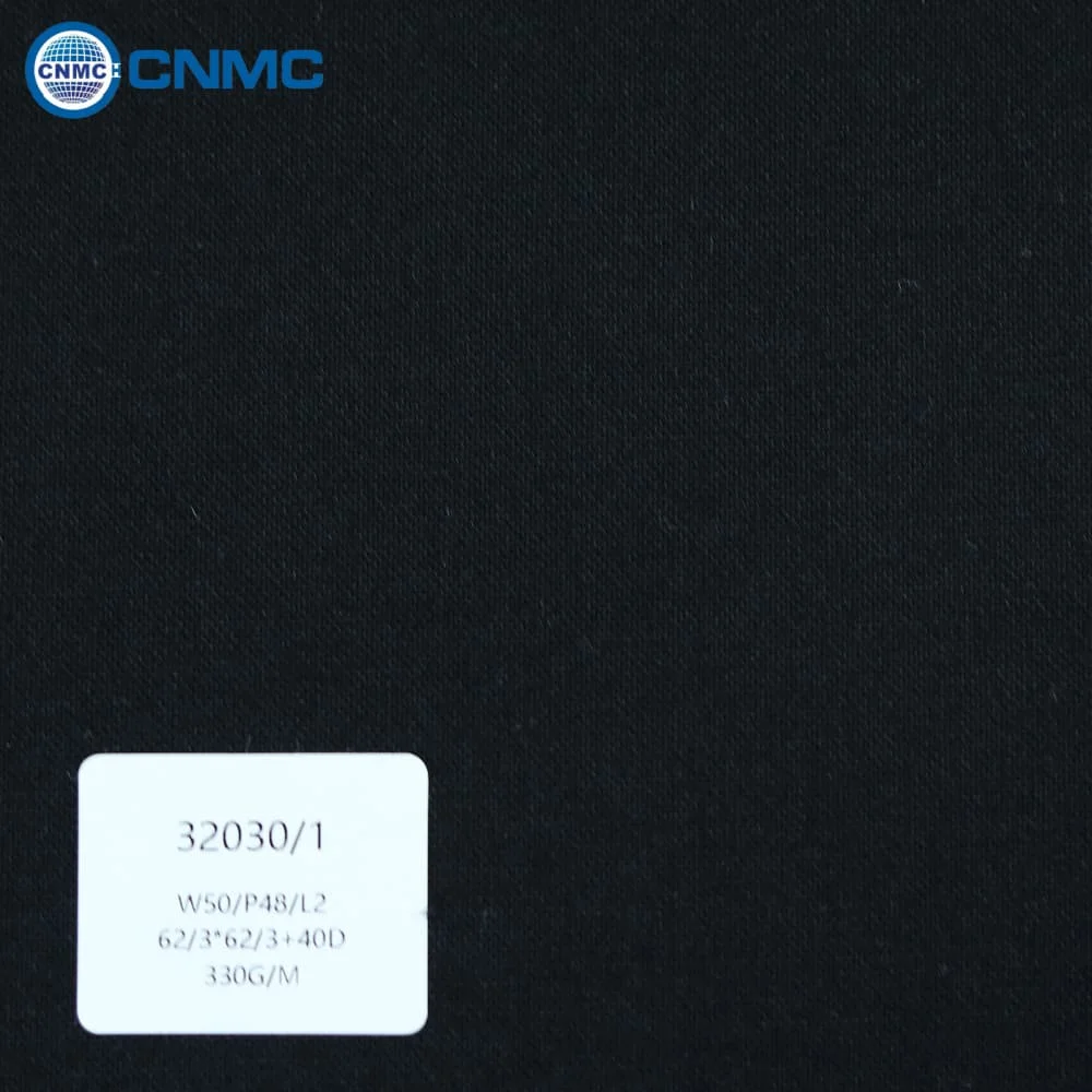 Spot Goods Wool Blend Raw Suit Fabric W50 P48 L2 62/3*62/3+40D Woven Material For Men's Suits And Separates Wedding Wear