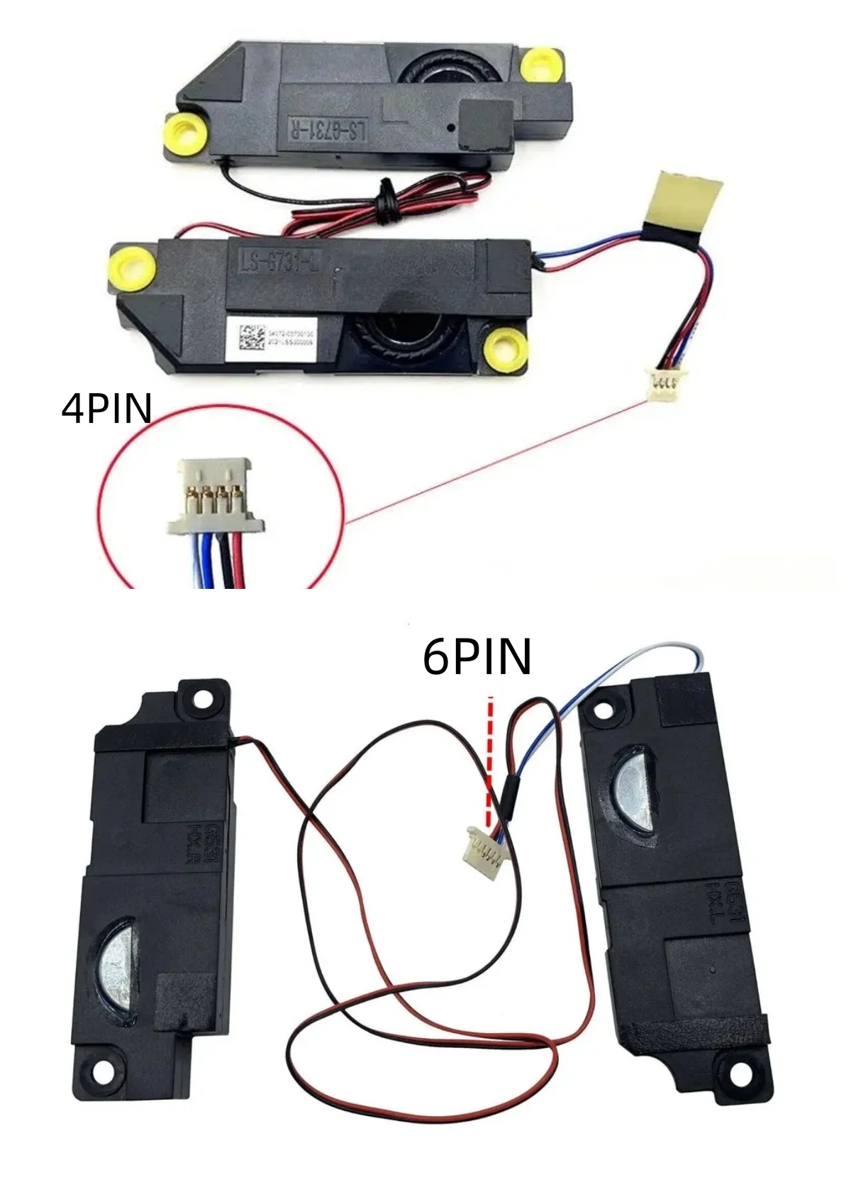 

Новые встроенные динамики (левый и правый) для ноутбука ASUS ROG STRIX G G531GT G531GD 04072-03250000