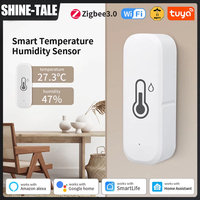 Tuya WiFi/Zigbee Temperature And Humidity Sensor App Control Indoor Thermometer Monitor Home Automation Works With Alexa Google