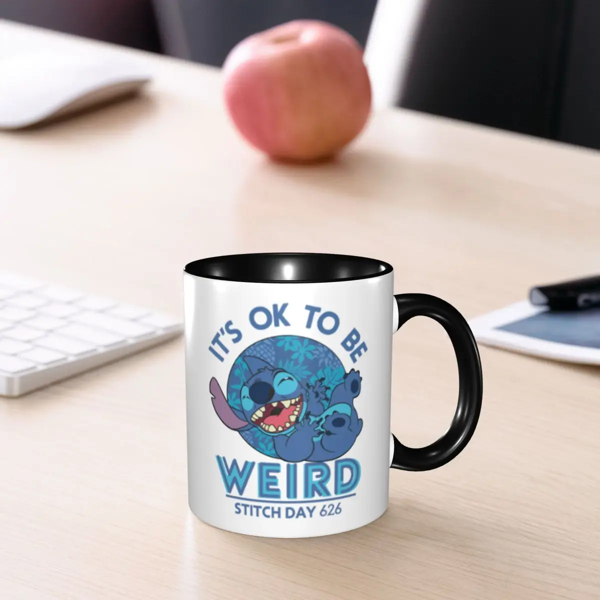 Cartoon Anime Manga Lilo And Stitch Mugs Personalized Coffee Ceramic Mug Creative Gift