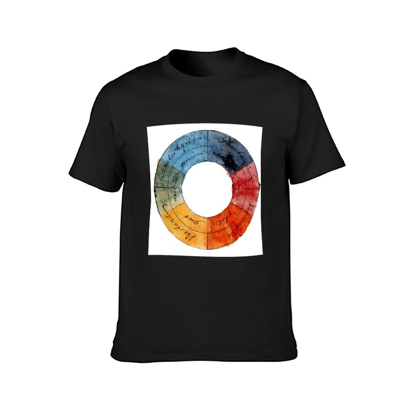 Goethe's Colour Wheel, 1809 T-Shirt cute tops tops summer tops oversized men clothes