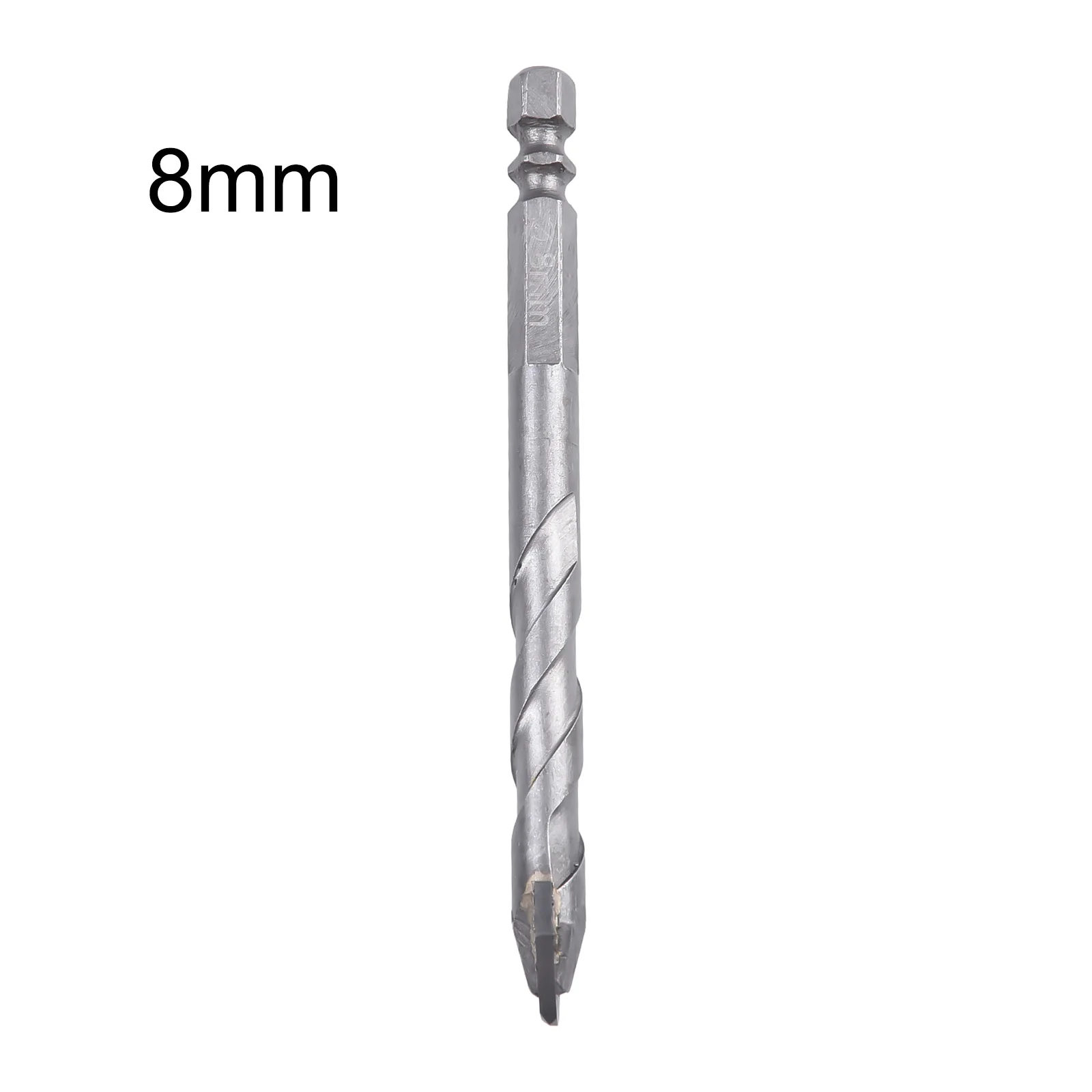 Flûte à puce en forme de U double avec foret excentrique, positionnement précis dans les carreaux de céramique pour les propositions, 612mm
