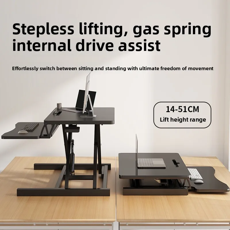 Standing Computer Lifting Bracket Workbench Folding Notebook Desktop Lifting Desk Raising Rack Lapdesks