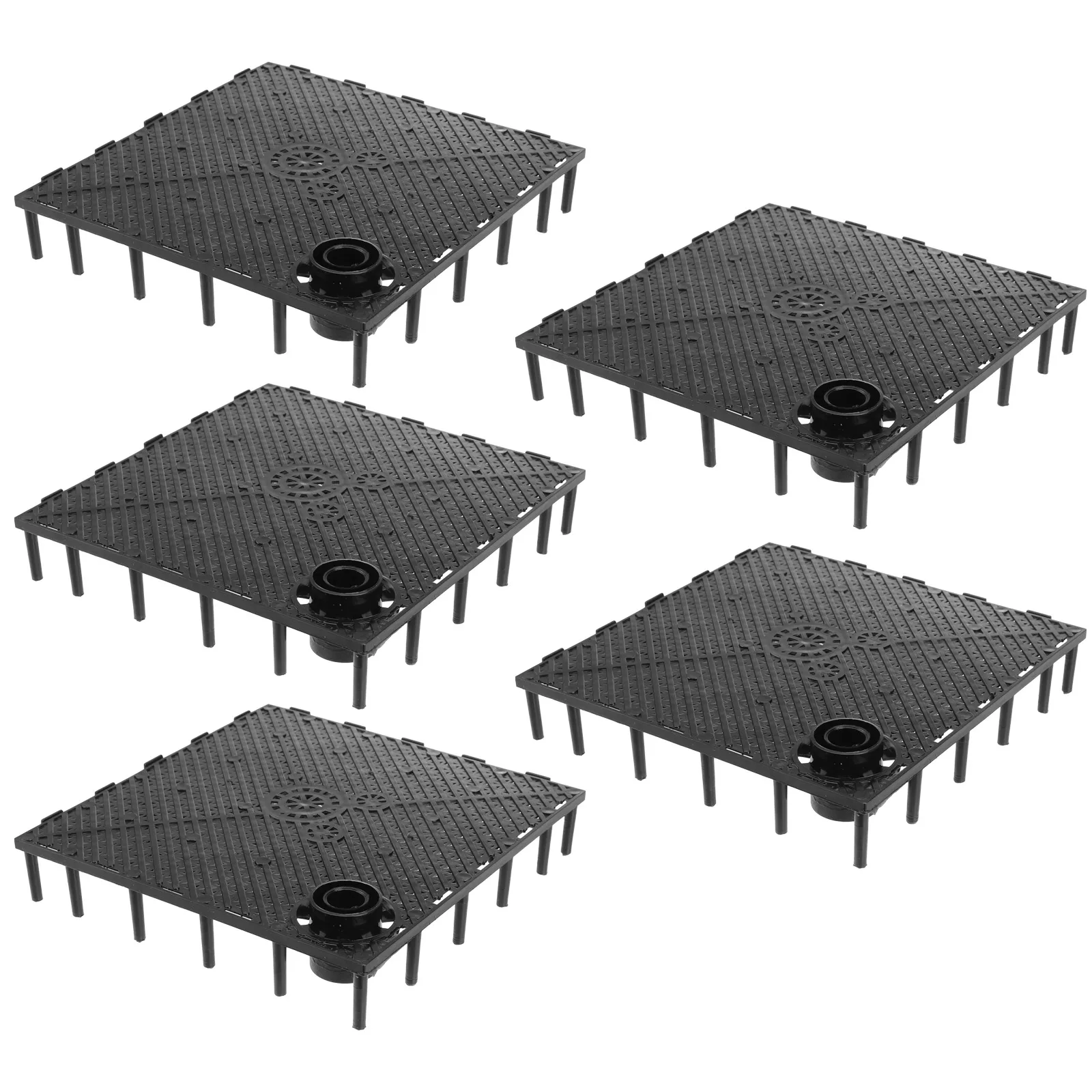 

5pcs Bottom Filter Plates Multi-Hole Design Fish Tank Aquarium Divider Strong Support Bottom Mud DIY Filter System