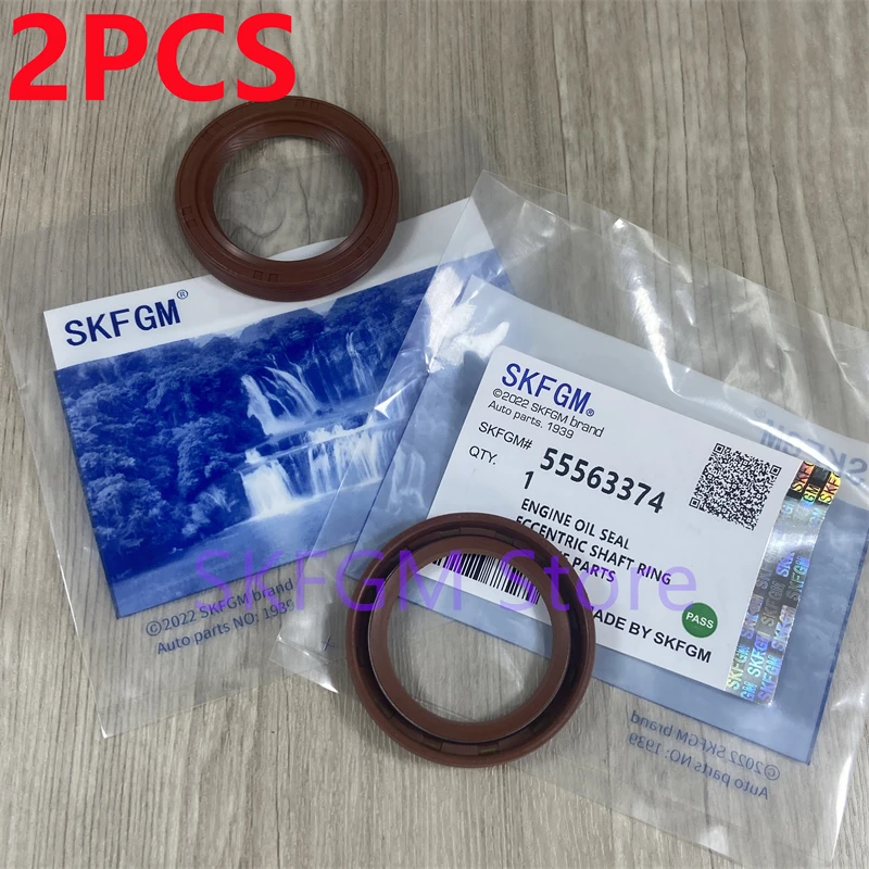 

2 шт. сальник распределительного вала двигателя для Chevrolet Aveo Cruze 1,6 Captiva Lacetti 2008-2009 Opel Astra Zafira 55563374