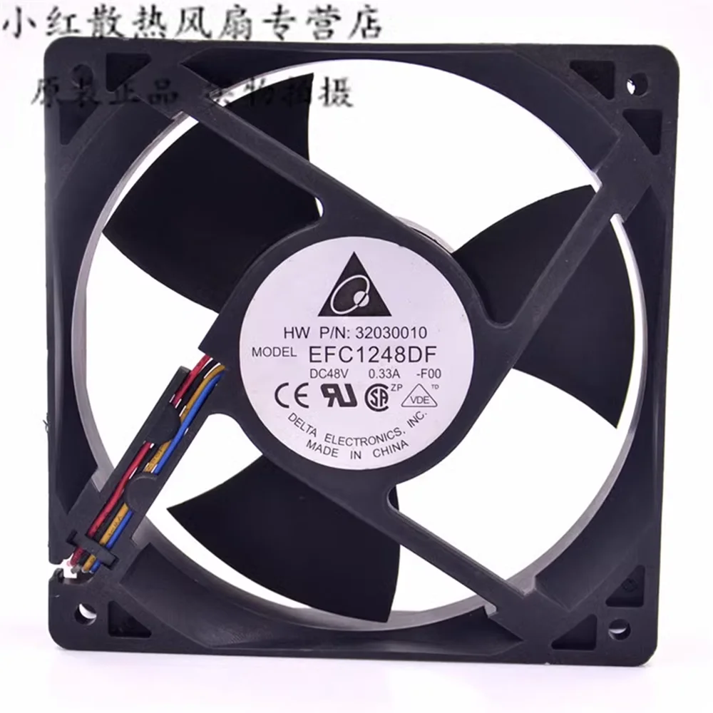 

for delta EFC1248DF-F00 used to Huawei machines 12032 120mm 48V 0.33A 12cm cooling Fan 4-wire