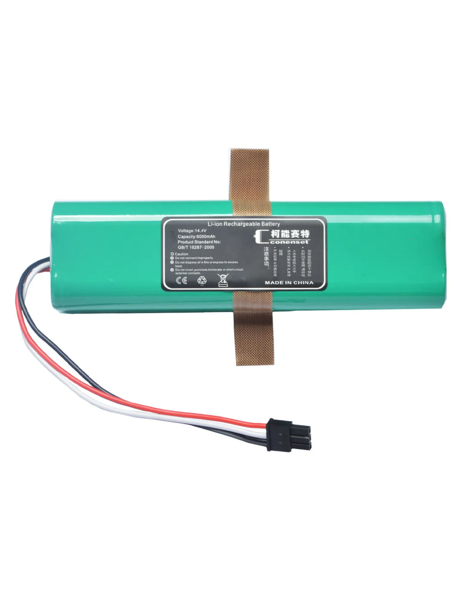 Bateria de substituição de 14.4v 6000mah para neabot q11 tosmoc t3 aspirador de pó robótico acessórios peças