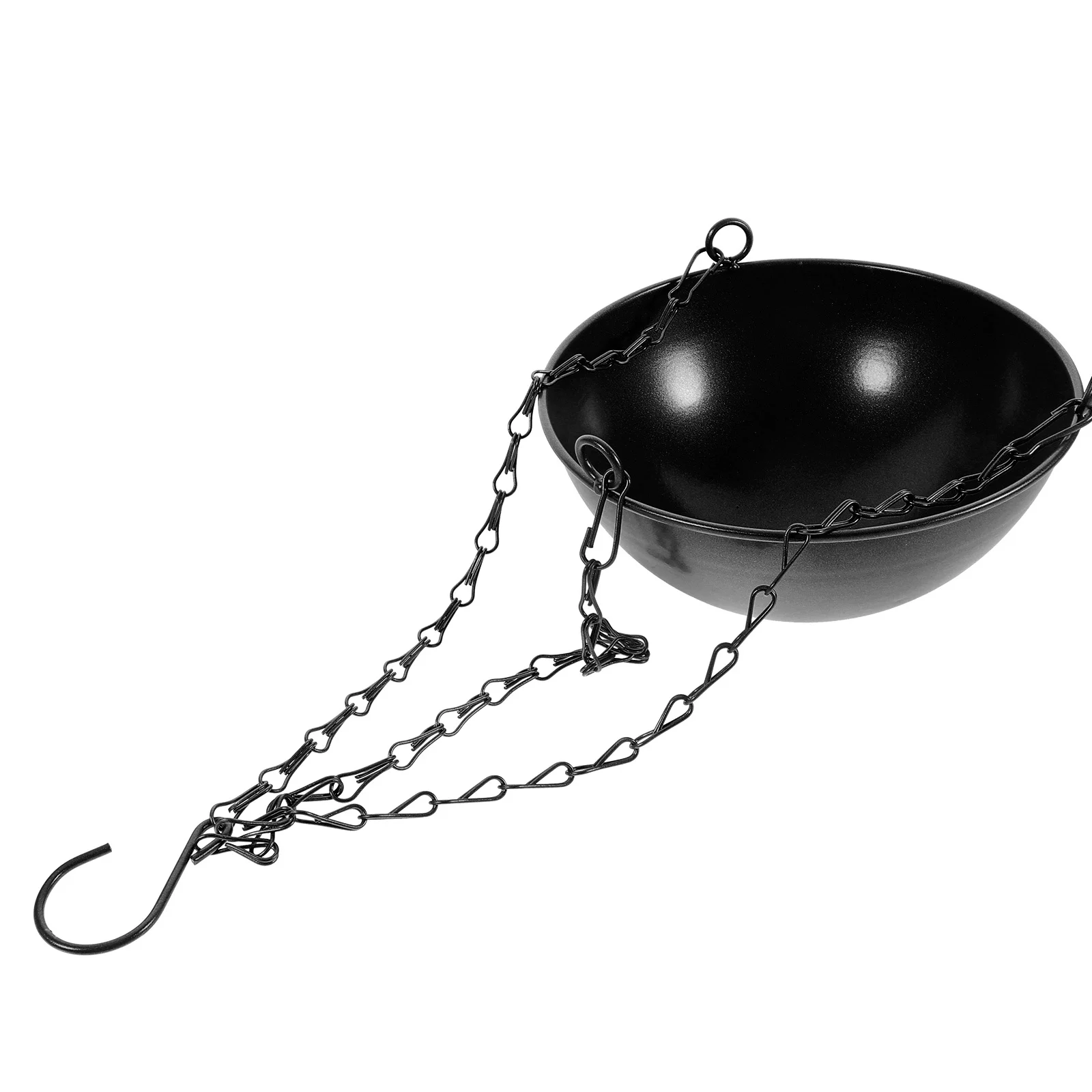 

Iron Wire Hanging Planter Basket Durable Plastic Flowerpot For Outdoor Balcony Garden Wall Mount Plant Container