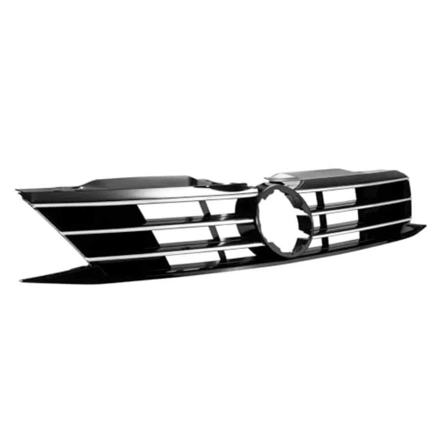 

Front Grill Compatible with Volkswage.n Jetta MK6 2015 2016 2017 Insert Bumper Upper Center Grille