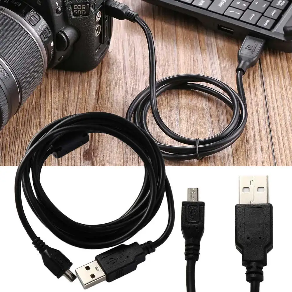 Battery Charger Camera USB Cable Photographic Equipment Sync Cord SLR Camera Digital Camera Data Cable 8Pin 1.5M Photographer