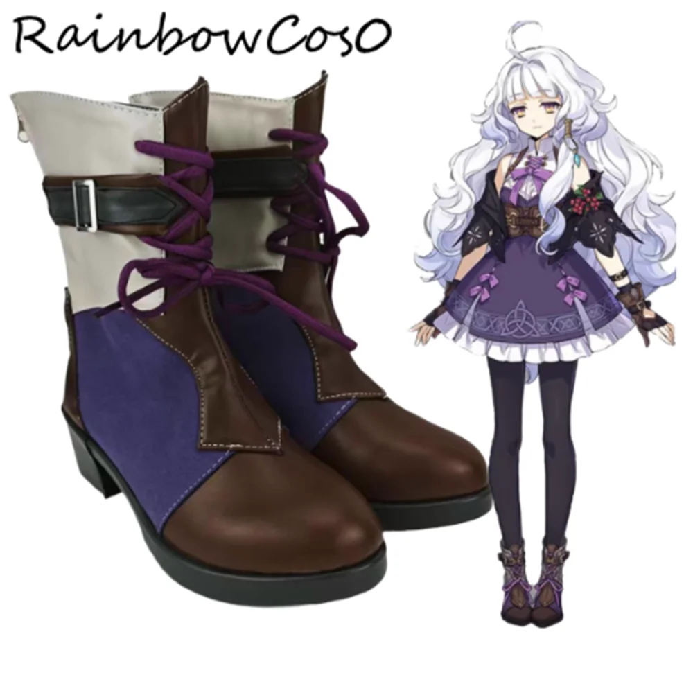 mabinogi Cosplay Shoes Boots Game Anime Party Halloween RainbowCos0 W5407