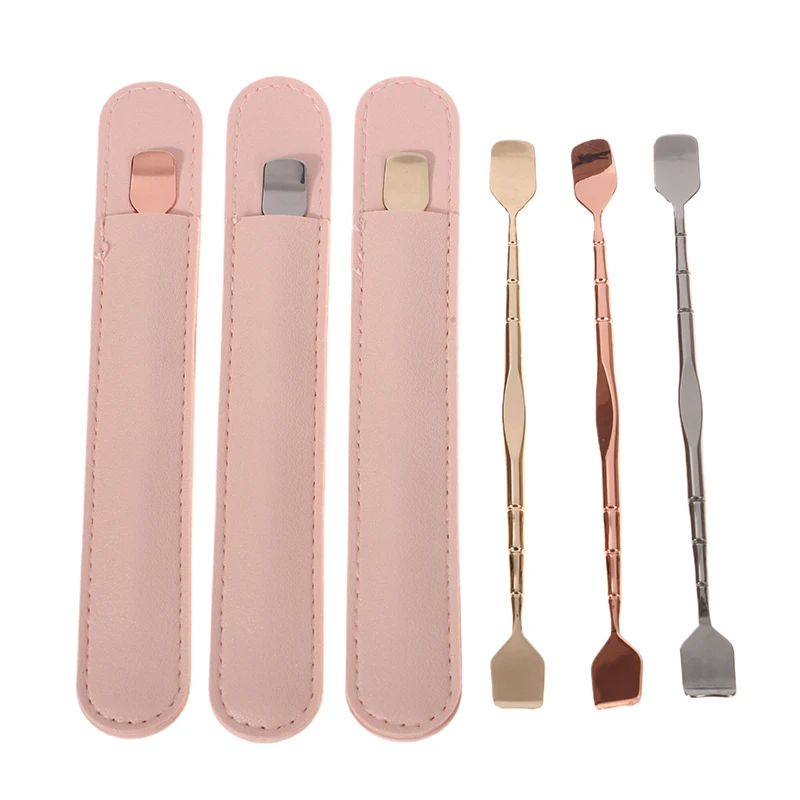 Spatule en acier inoxydable pour soins de la peau du visage, outil de préparation des pores, extracteur de boutons, dissolvant de points noirs, nettoyage en profondeur du visage, Popper d'acné