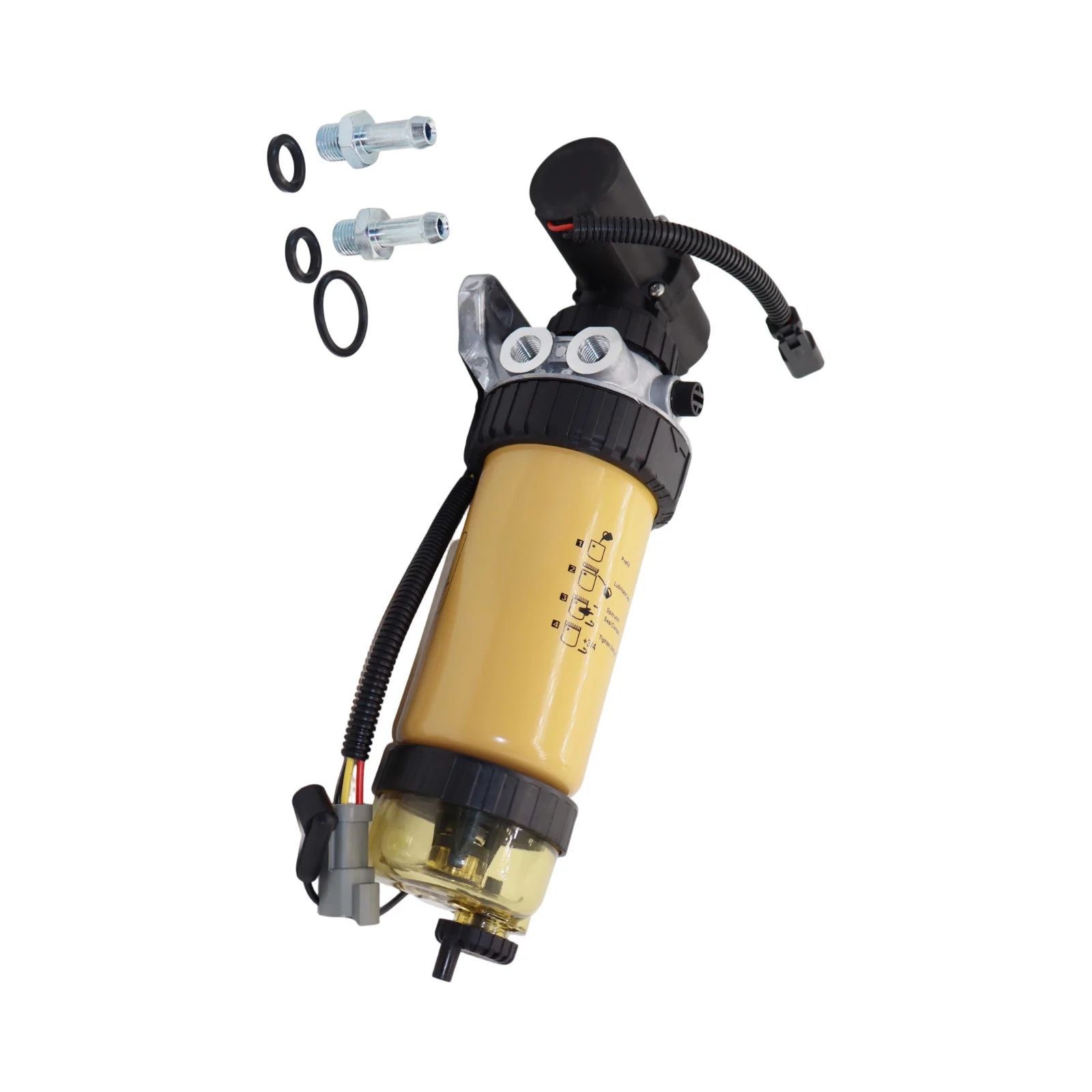 12V Fuel Extraction Pump & Filter Assembly 228-9130 2289130 For Caterpillar CAT 914G Compact wheel loader