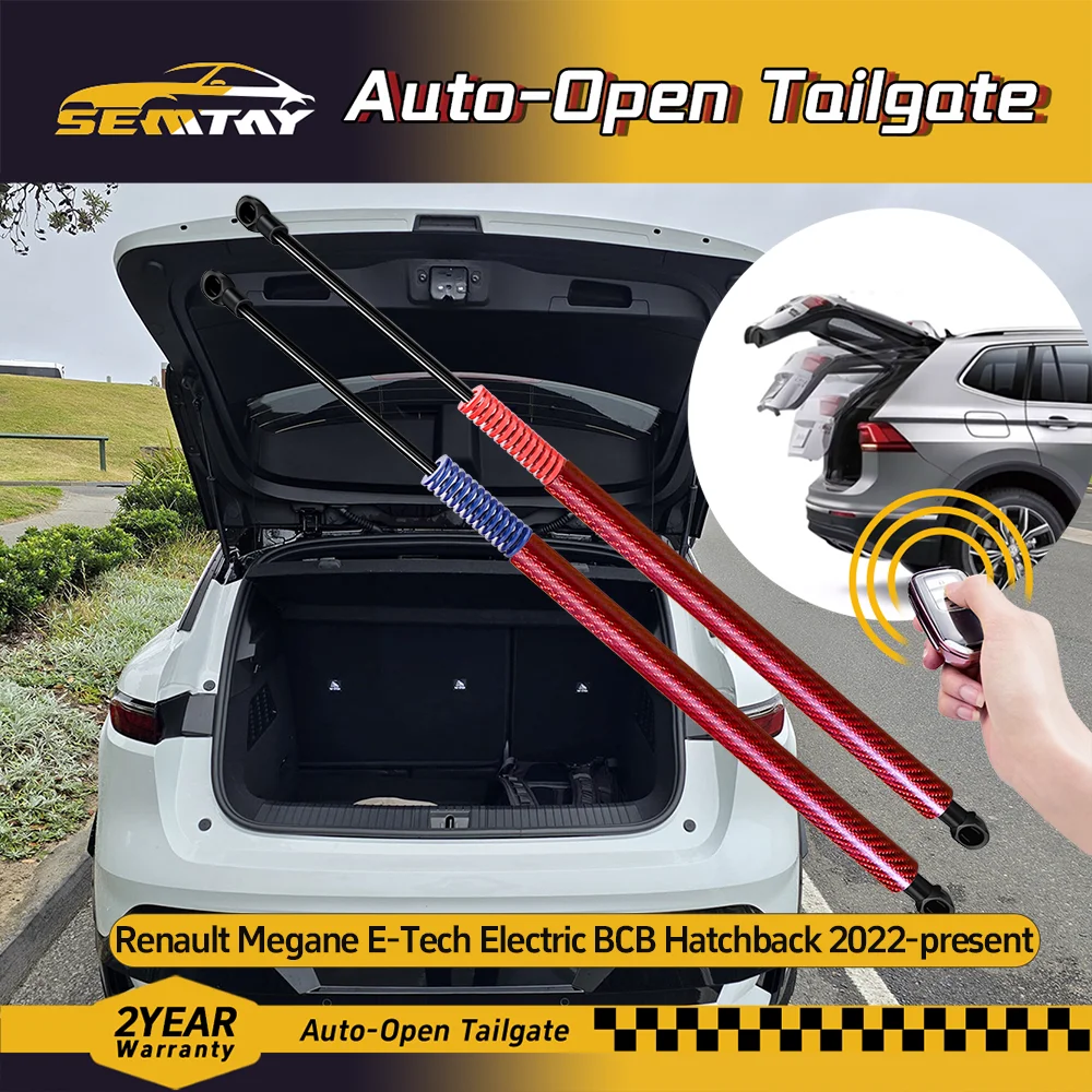 

SEMTAY Automatic Lifting Trunk Struts with Spring for Renault Megane E-Tech Electric BCB 2022- Rear Tailgate Boot Lift Supports