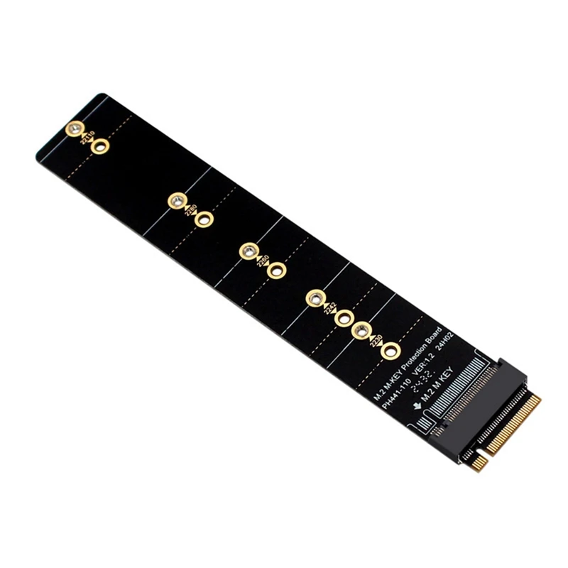 PCI-E to M.2 NVME SSD 어댑터, M.2 M 키 NVME PCIE 보호 보드, 2230 2242 2260 2280 M.2 SSD 지원