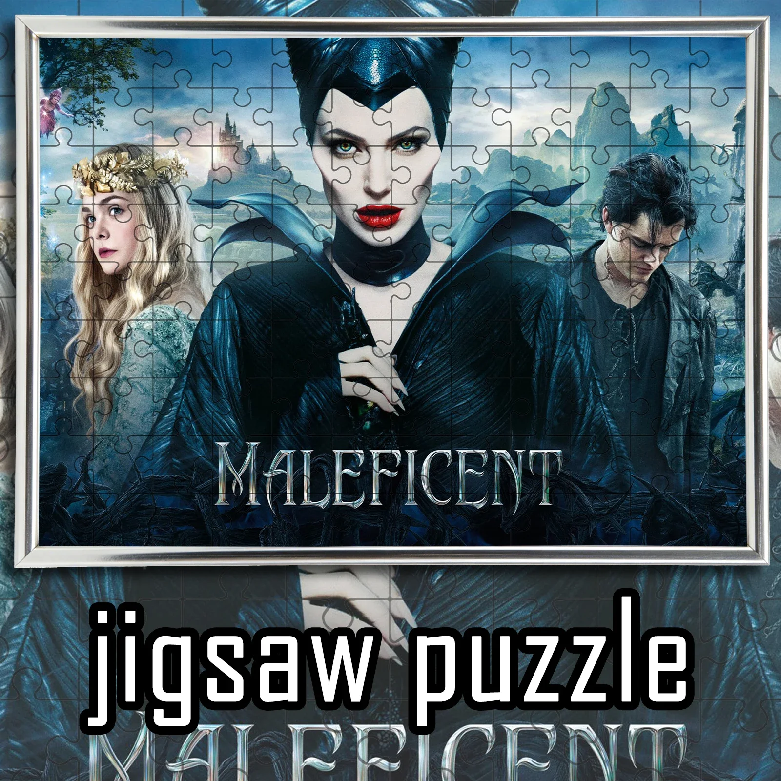 

Пазл по мотивам фильма «Малефисента», 108/200/300/500/1000 элементов, деревянная напольная игра-головоломка, декор для дома