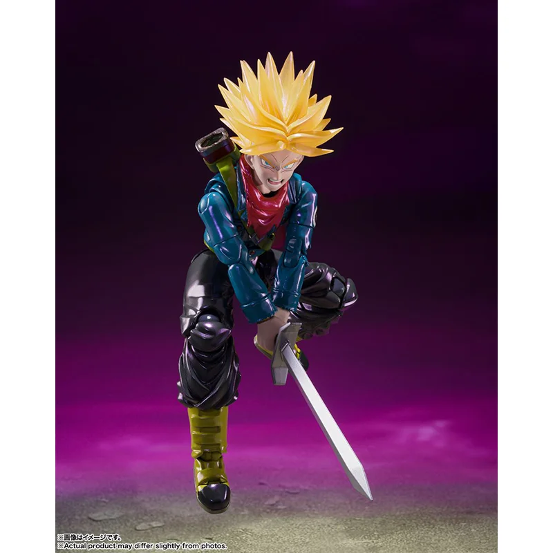 In Stock Original Bandai S.H.Figuarts SHF Future Trunks Super Saiyan 2024 SDCC Exclusive Edition Dragon Ball Z Anime Model Toys