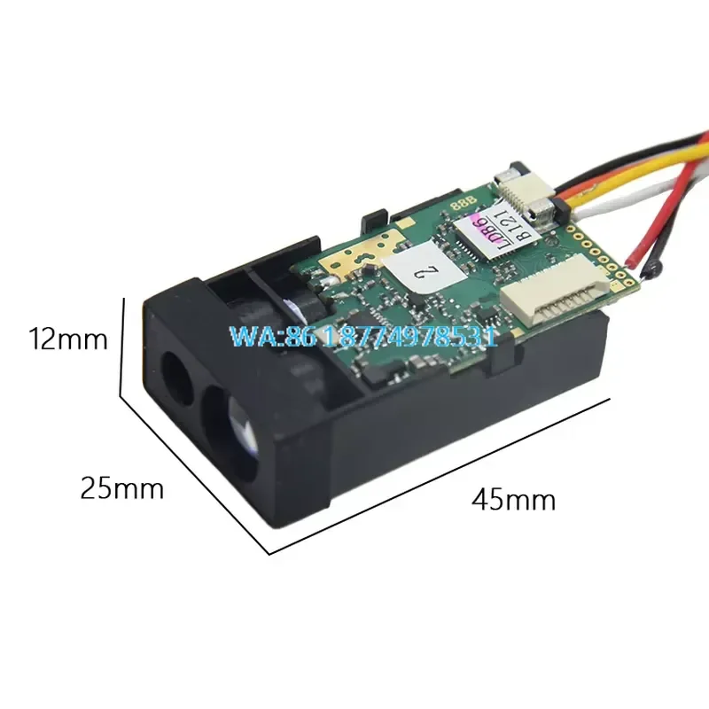 Wmwmnu for Phase Method High Precision Rangefinder Uart USB Serial Port Infrared 40 Meters Distance Module Modbus