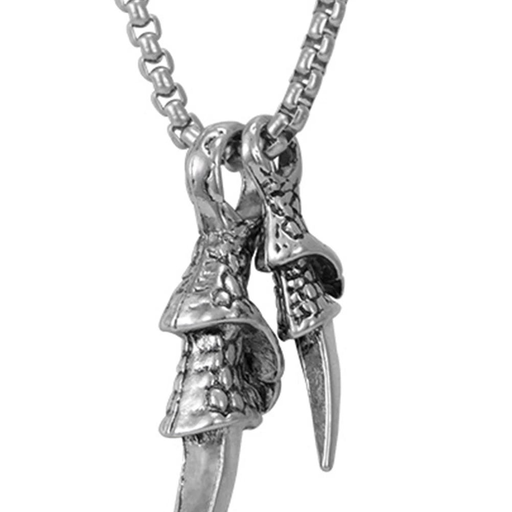 

Titanium Steel Necklace Alloy Punk Pendant for Men Stainless Chain Necklaces Jewelry Accessories Fashion Design Unique Gifts