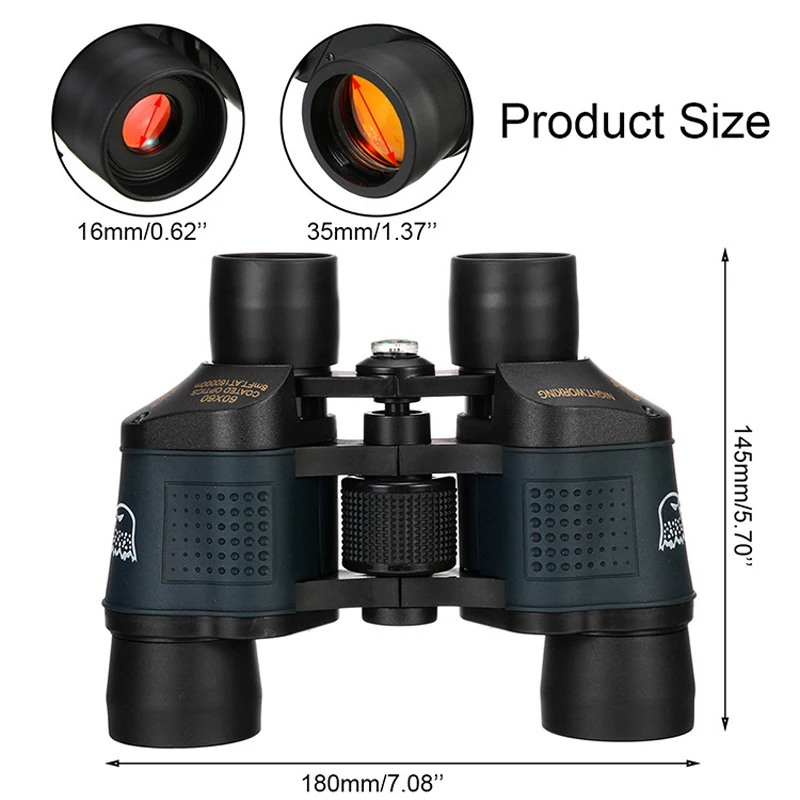 Camping Binoculars 80X80 Long Range 15000m HD High Power Telescope  Tourism Binoculars Long Range Powerful Binoculars Hunting