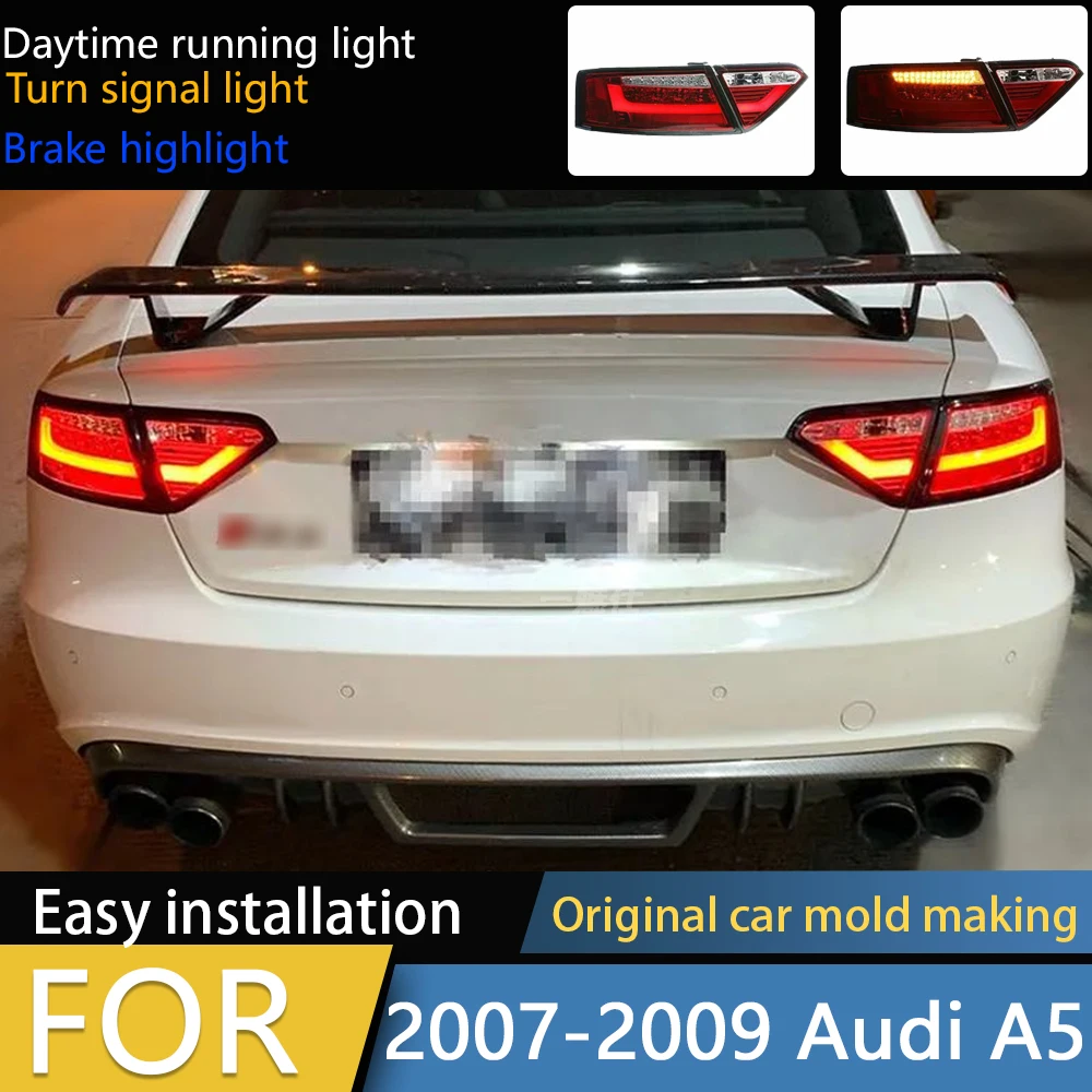 

Applicable to 09-09 Audi A5 taillight assembly modified LED light guide version running brake rear taillight