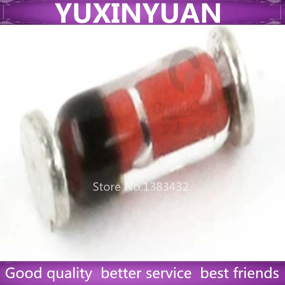 100 قطعة/الوحدة LL4148 4148 LL34 1N4148 IN4148 YUXINYUAN المتكاملة IC في المخزون