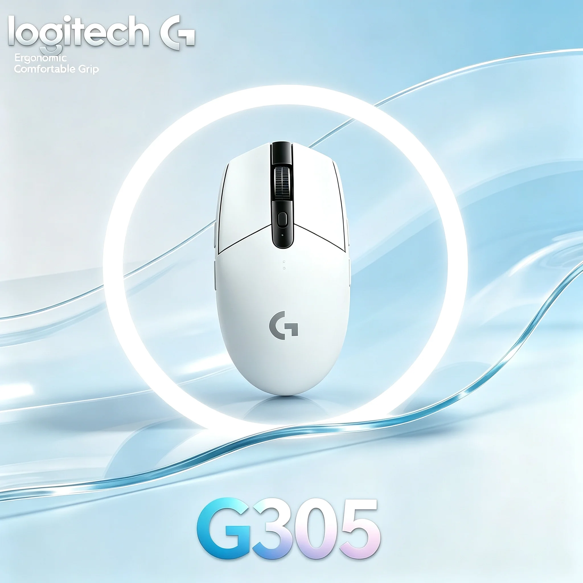 Logitech G305 LIGHTSPEED 2.4G Wireless Gaming Mouse Low Power Design Up To 250 Hours Battery Time