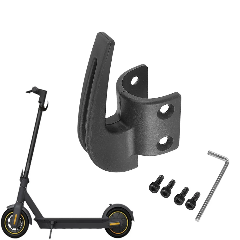 Gancho frontal para patinete eléctrico, bolsa colgante para monopatín, garra curvada, colgador de almacenamiento, accesorios para patinete, Segway